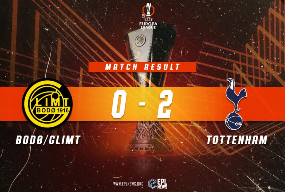 Informe 0-2 Bodo/Glimt vs Tottenham