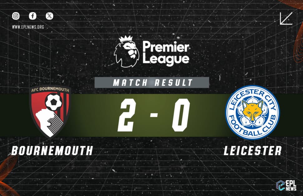 Informe Bournemouth vs Leicester 2-0