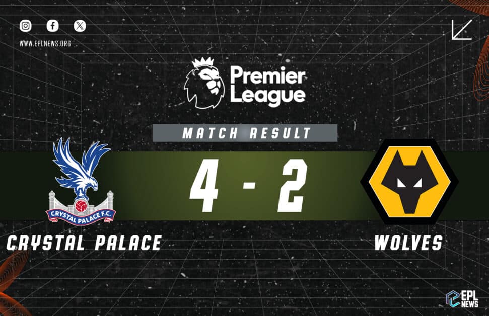 Informe Crystal Palace vs Wolves 4-2