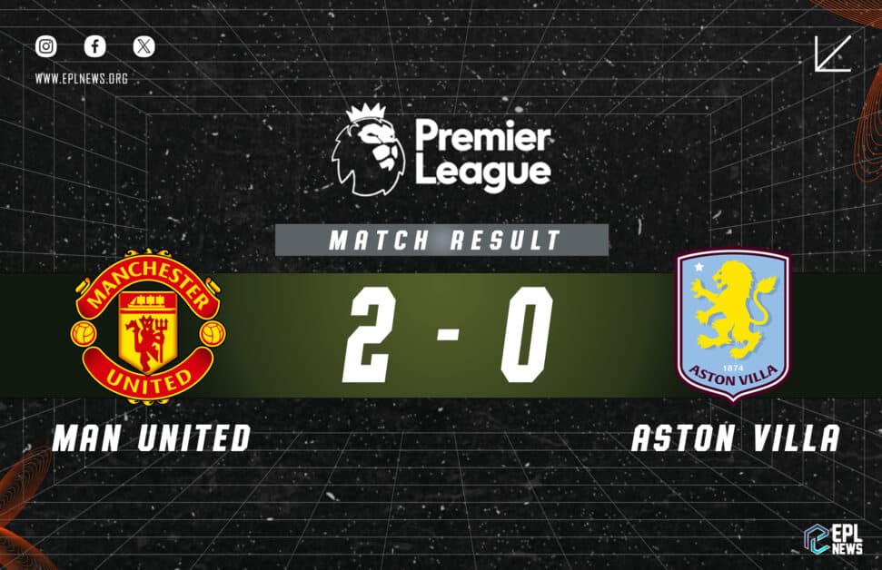 Informe Manchester United vs Aston Villa 2-0