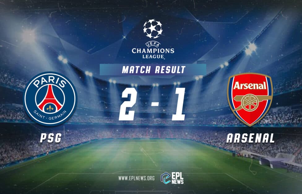 Informe PSG vs Arsenal 2-1
