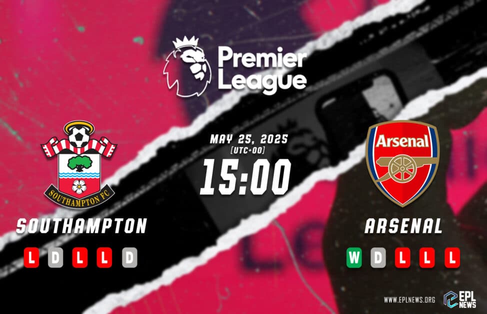 Previa del Southampton vs Arsenal