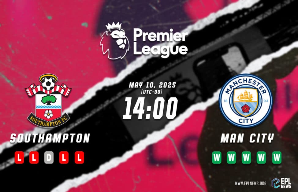 Previa del Southampton vs Manchester City