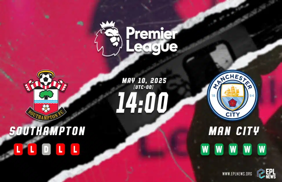 Previa del Southampton vs Manchester City