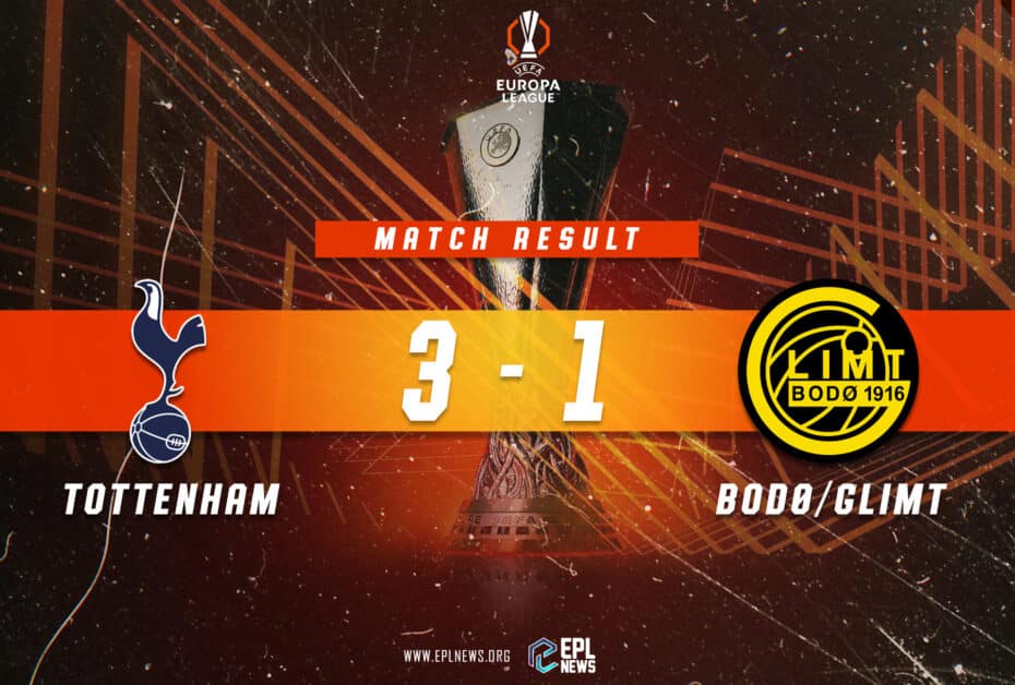 Tottenham vs Bodo/ Glimt 3-1