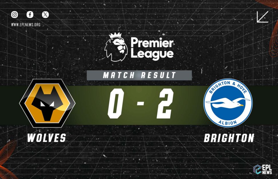 Informe Wolves vs Brighton 0-2