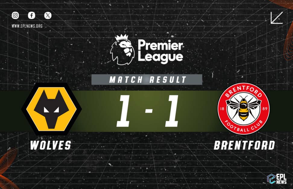 Informe Wolves vs Brentford 1-1