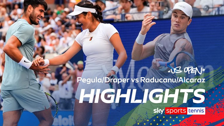 Draper/Pergula vs Raducanu/AlCaraz | Respetales de dobles mixtos de US Open
