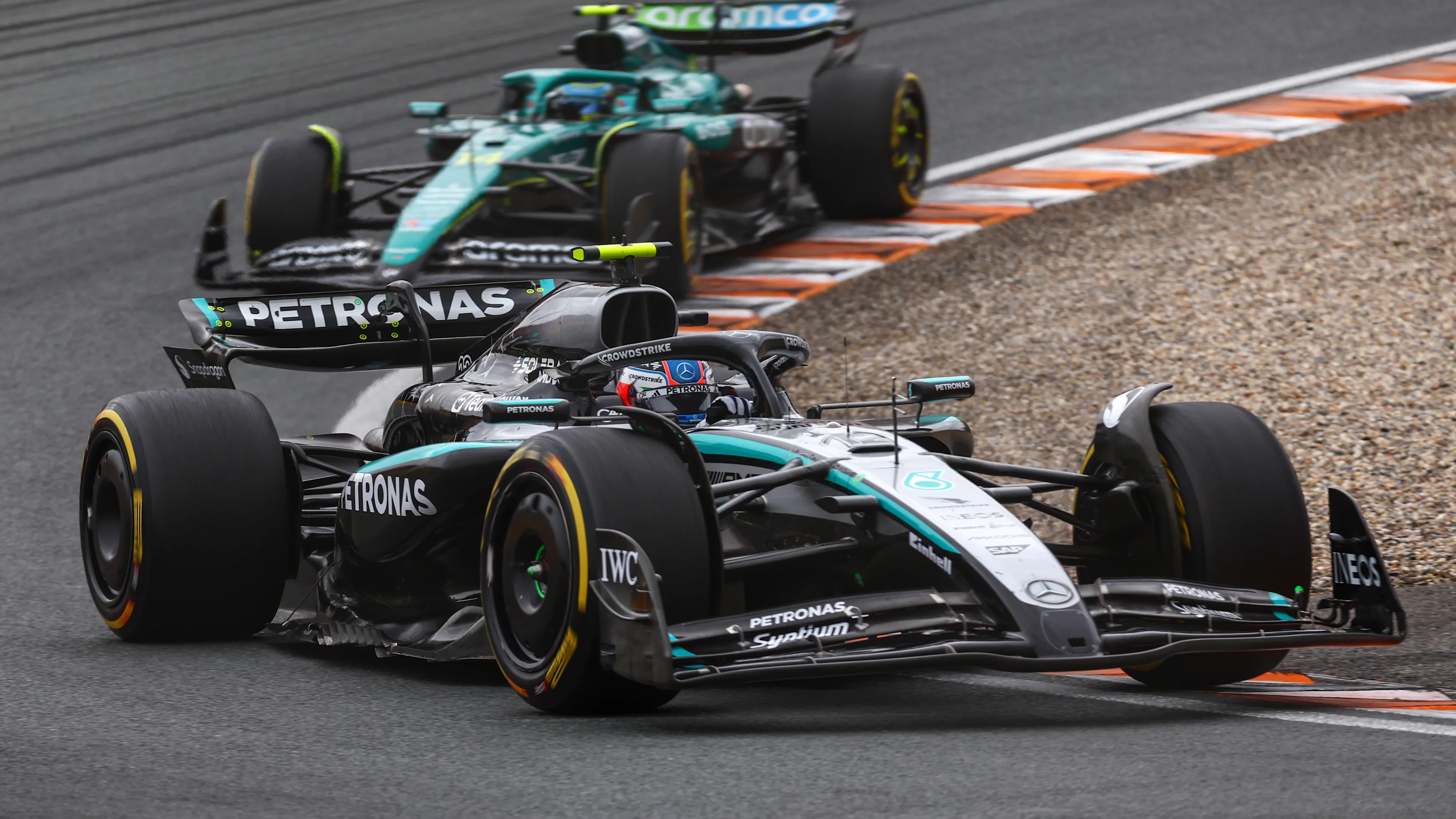 Zandvoort, Países Bajos - 31 de agosto: Andrea Kimi Antonelli de Italia conduciendo el (12) Mercedes AMG
