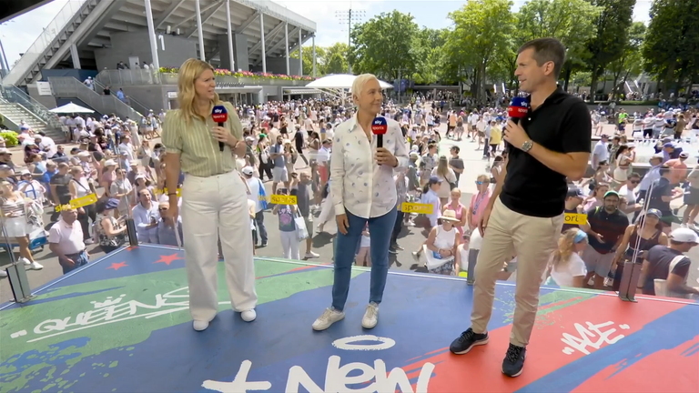 Sky Sports Tennis - Tim Henman y Martina Navratilova