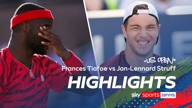 Lo más destacado del partido de la tercera ronda de US Open entre Frances Tiafoe y Jan-Lennard Struff.