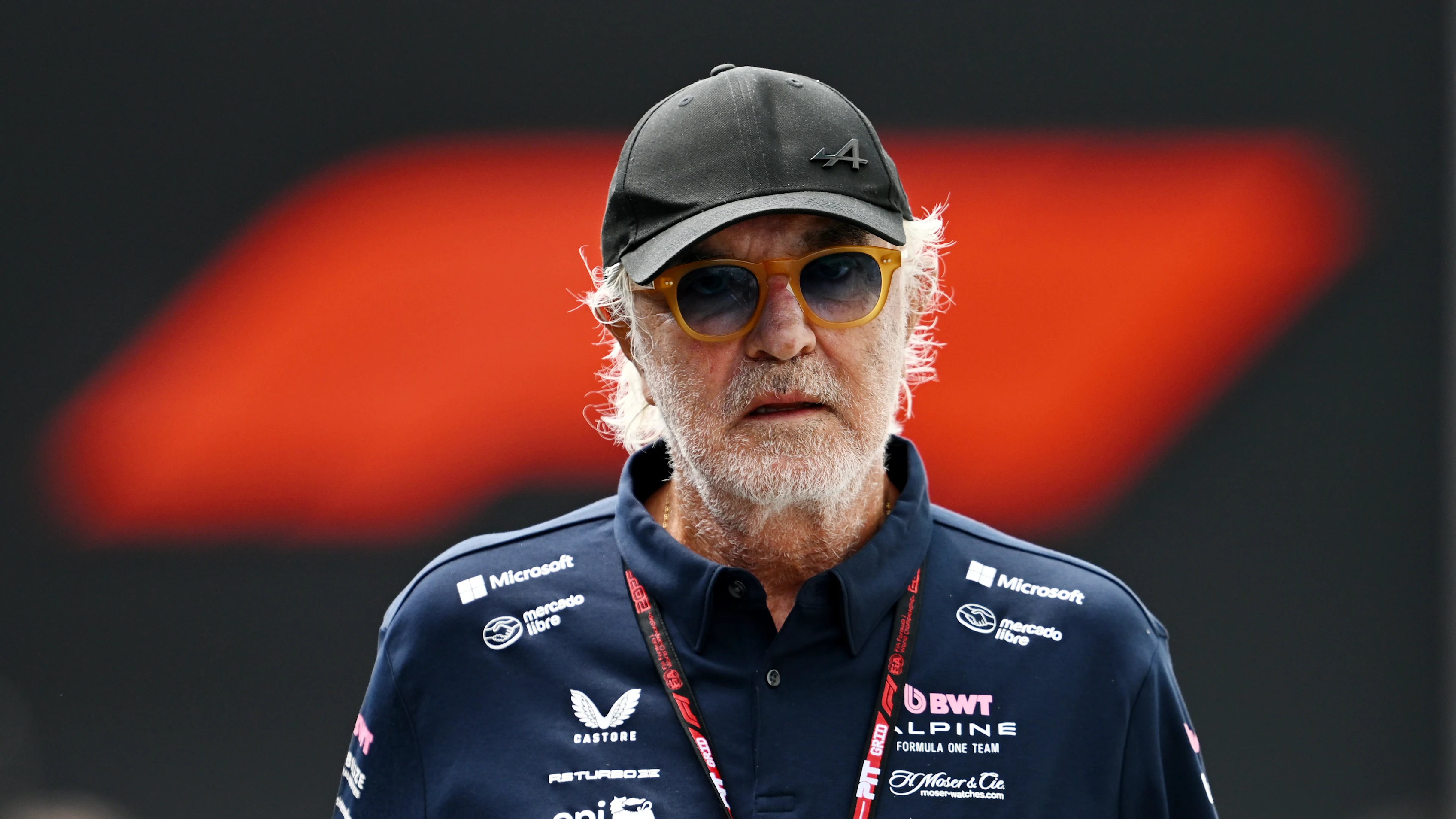 Montreal, Quebec - 13 de junio: Flavio Briatore, asesor ejecutivo de Alpine F1 llega al paddock