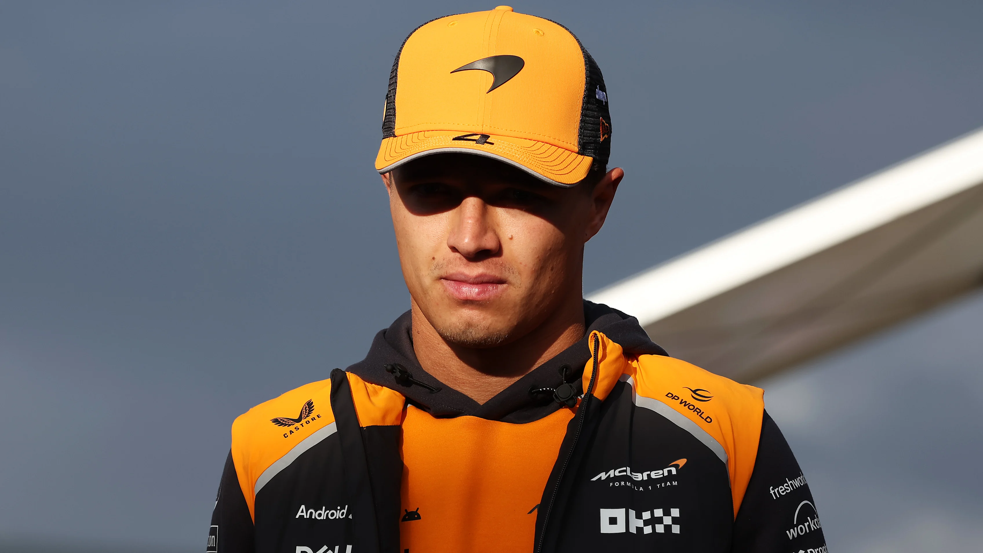 Zandvoort, Países Bajos - 31 de agosto: Lando Norris de Gran Bretaña y McLaren llega al