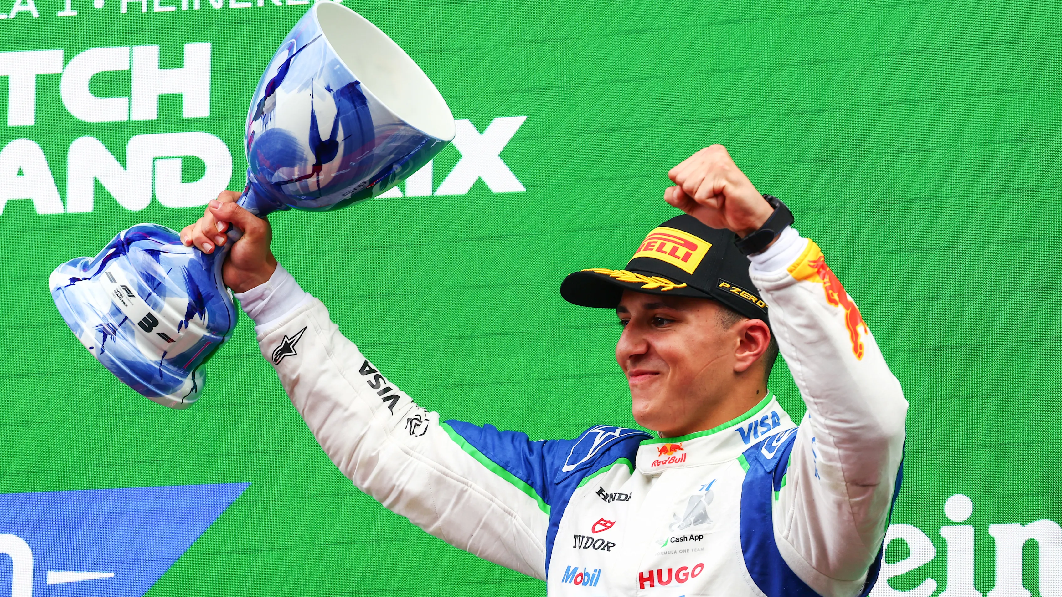 Zandvoort, Países Bajos - 31 de agosto: Tercer puesto en el tercer lugar ISack Hadjar de Francia y Visa Cash App Racing