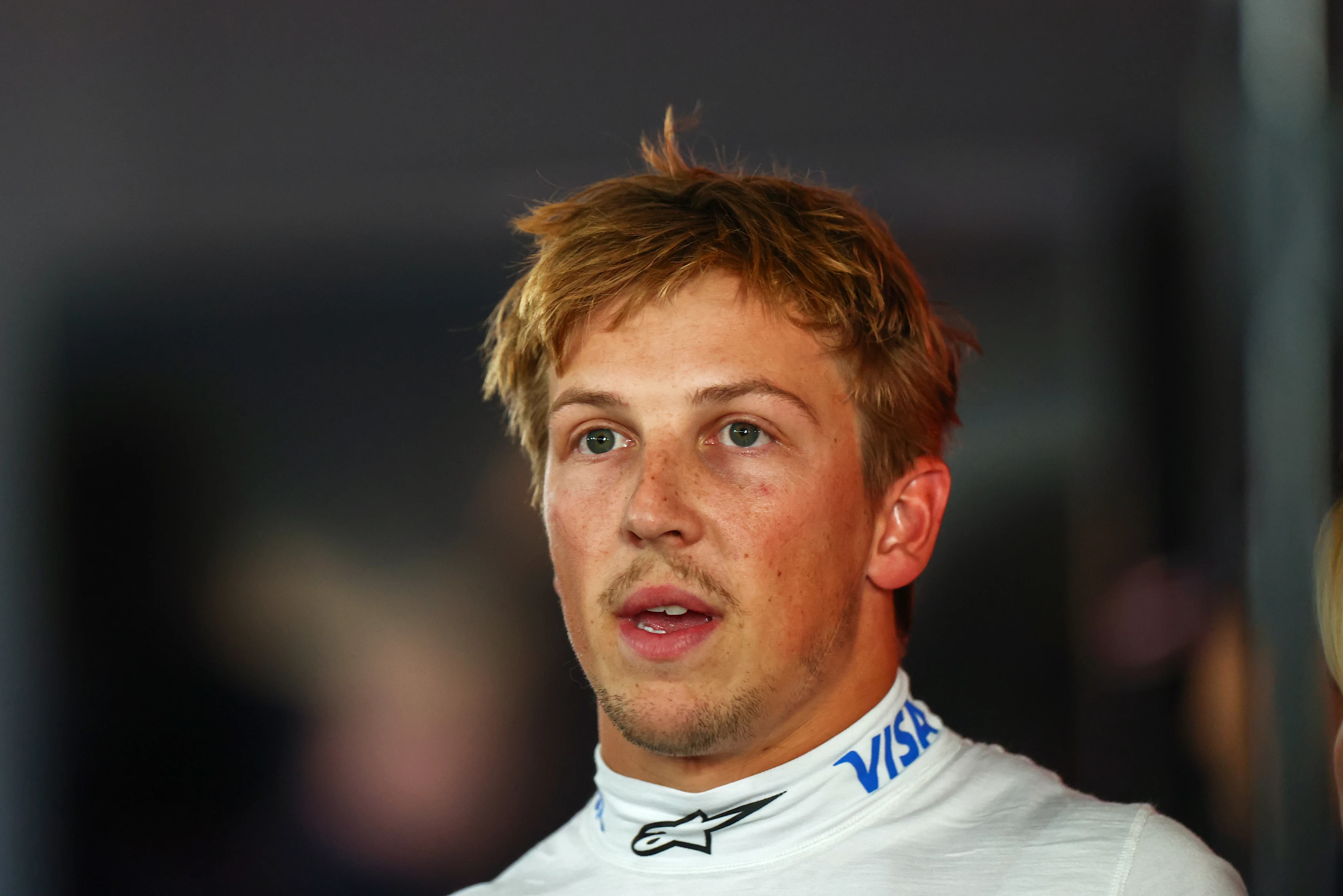 Zandvoort, Países Bajos - 31 de agosto: Duodécimo Liam Lawson de Nueva Zelanda y la aplicación Visa Cash