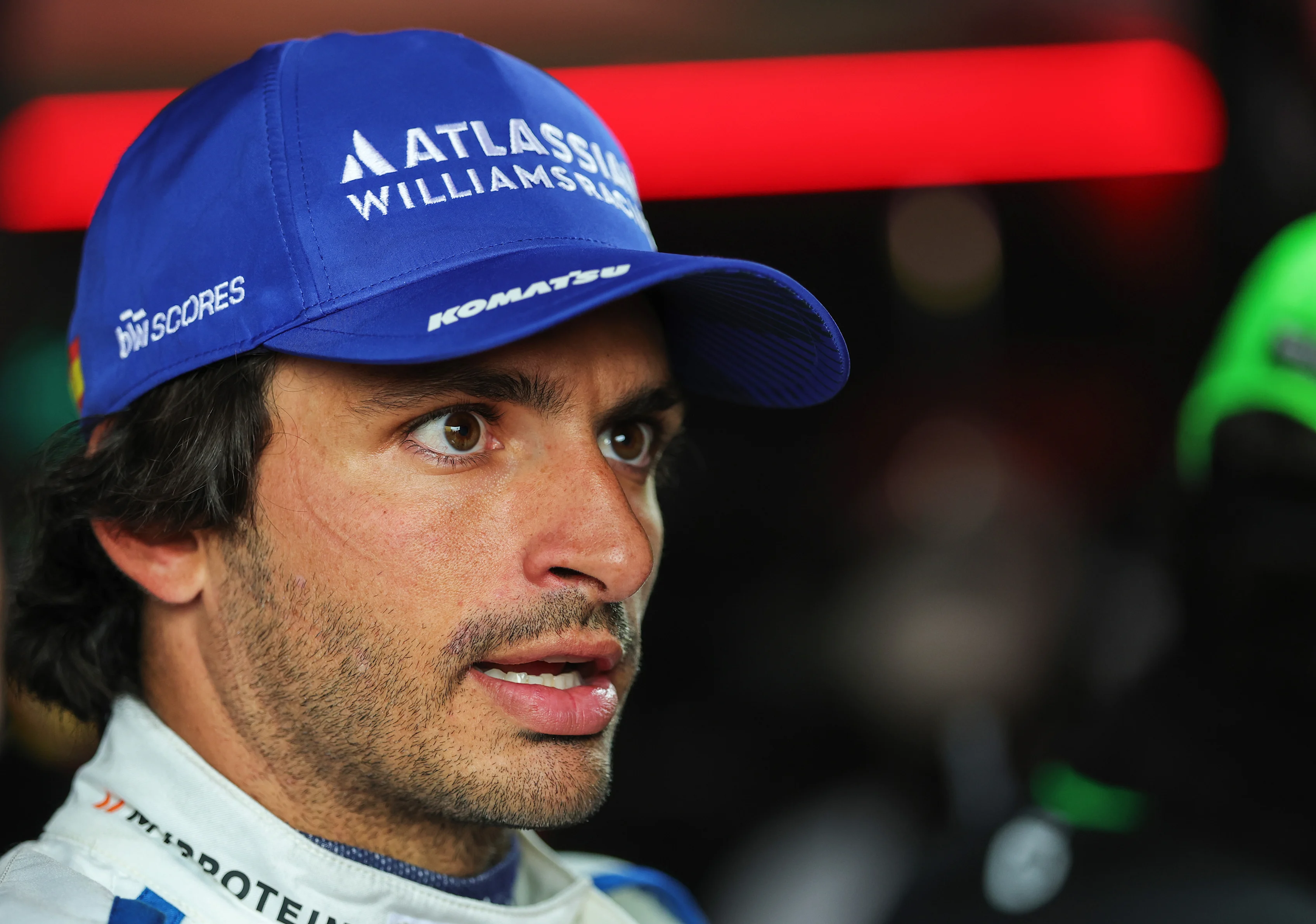 Zandvoort, Países Bajos - 31 de agosto: el decimotercero colocado Carlos Sainz de España y Williams habla con