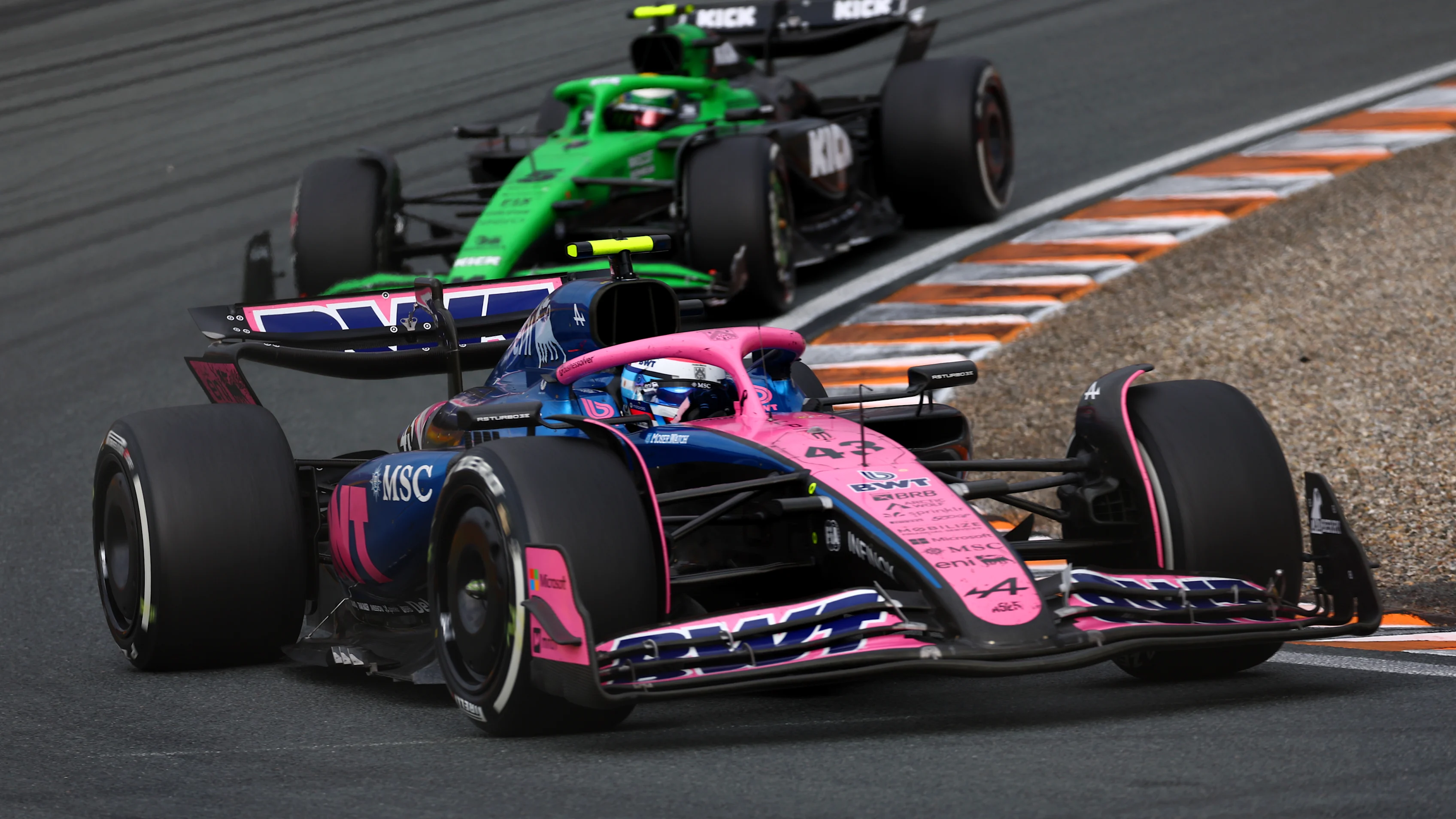 Zandvoort, Países Bajos - 31 de agosto: Franco Colapinto de Argentina conduciendo el (43) Alpine F1 A525