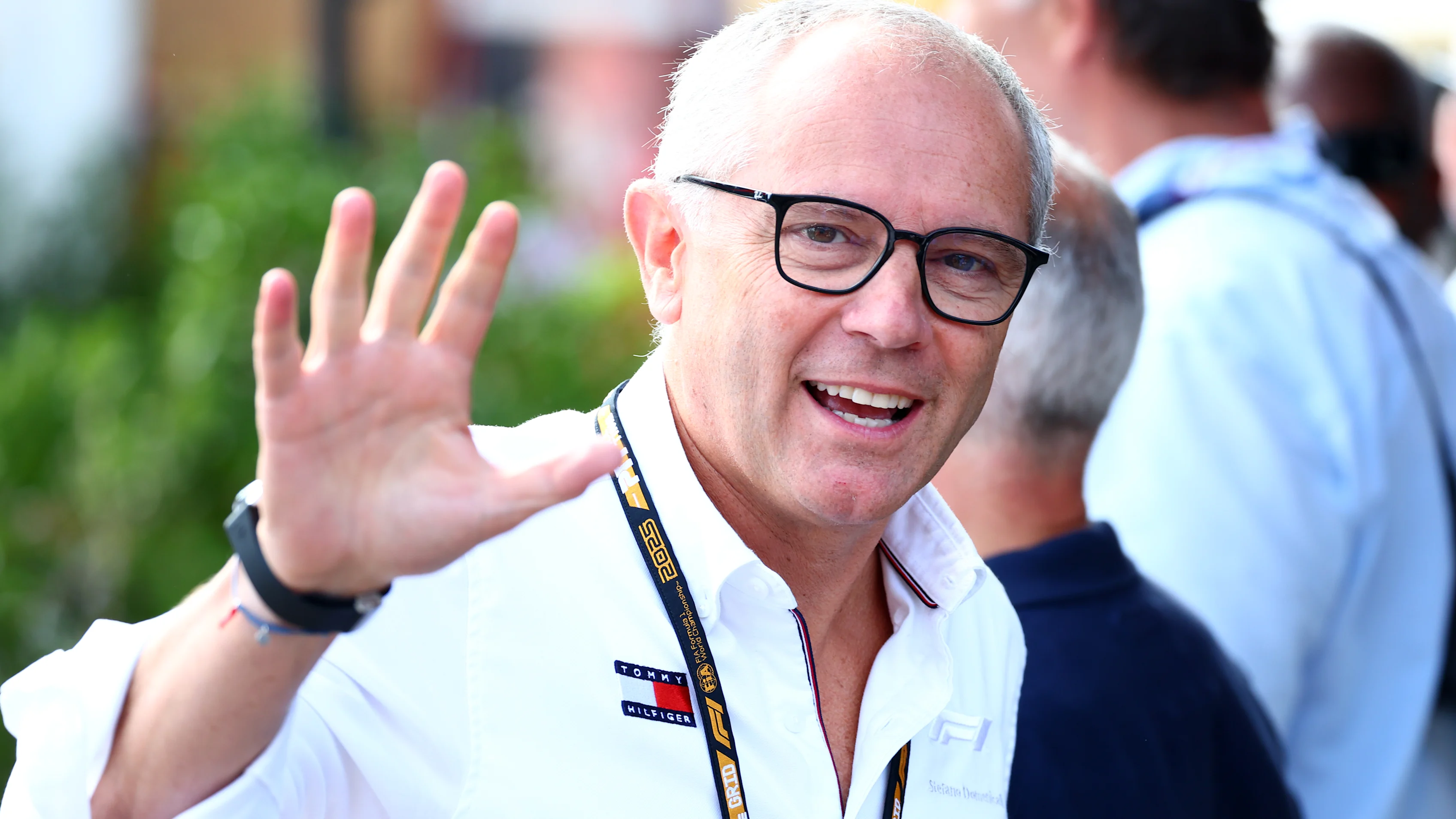 Monza, Italia - 05 de septiembre: Stefano Domenicali, CEO del grupo de Fórmula Uno en el Paddock Prior