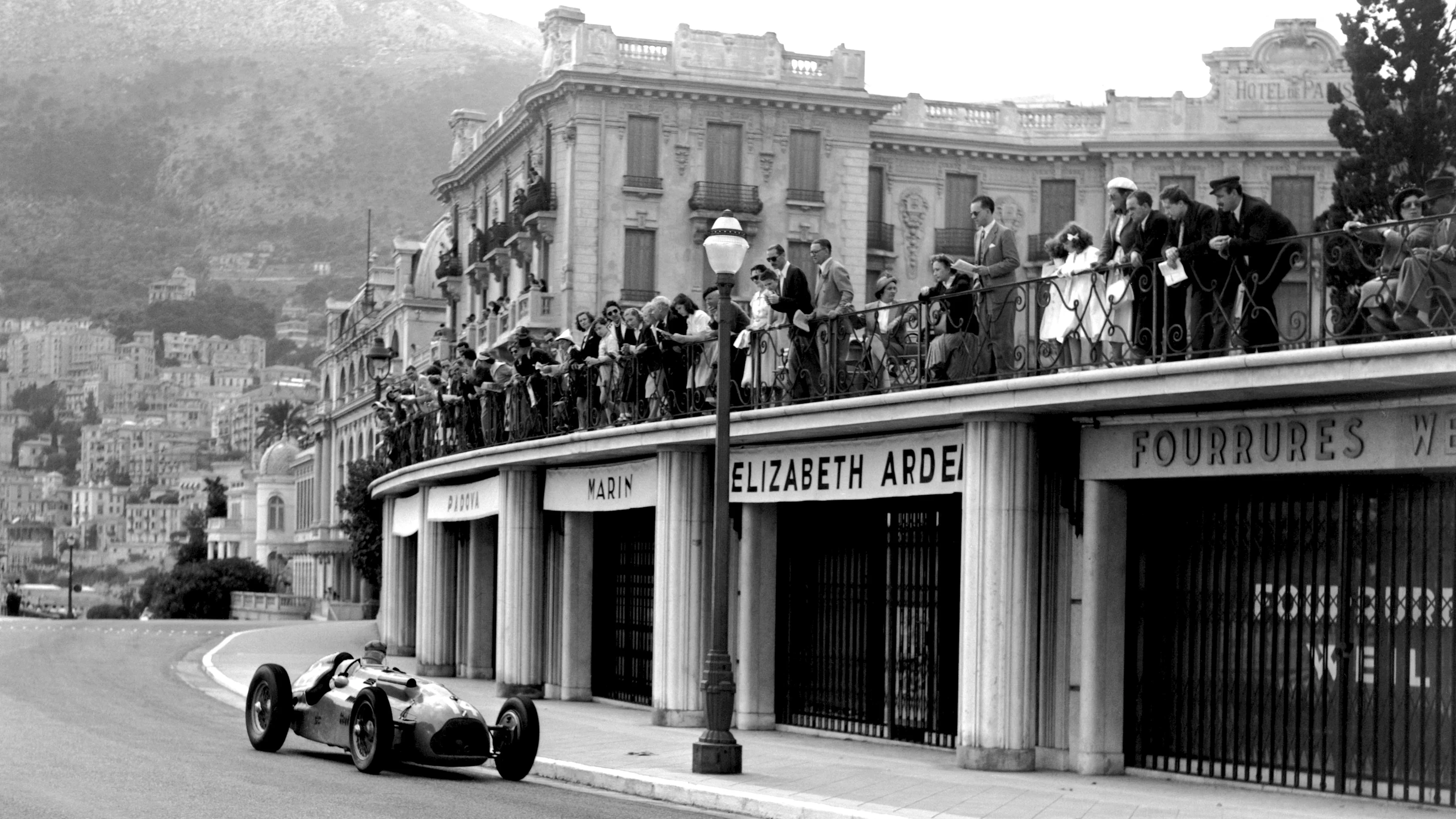 1950 Mónaco Gran Premio. Mónaco, Monte Carlo. 21 de mayo de 1950. Philippe Etancelin (Lago-Talbot T26C).