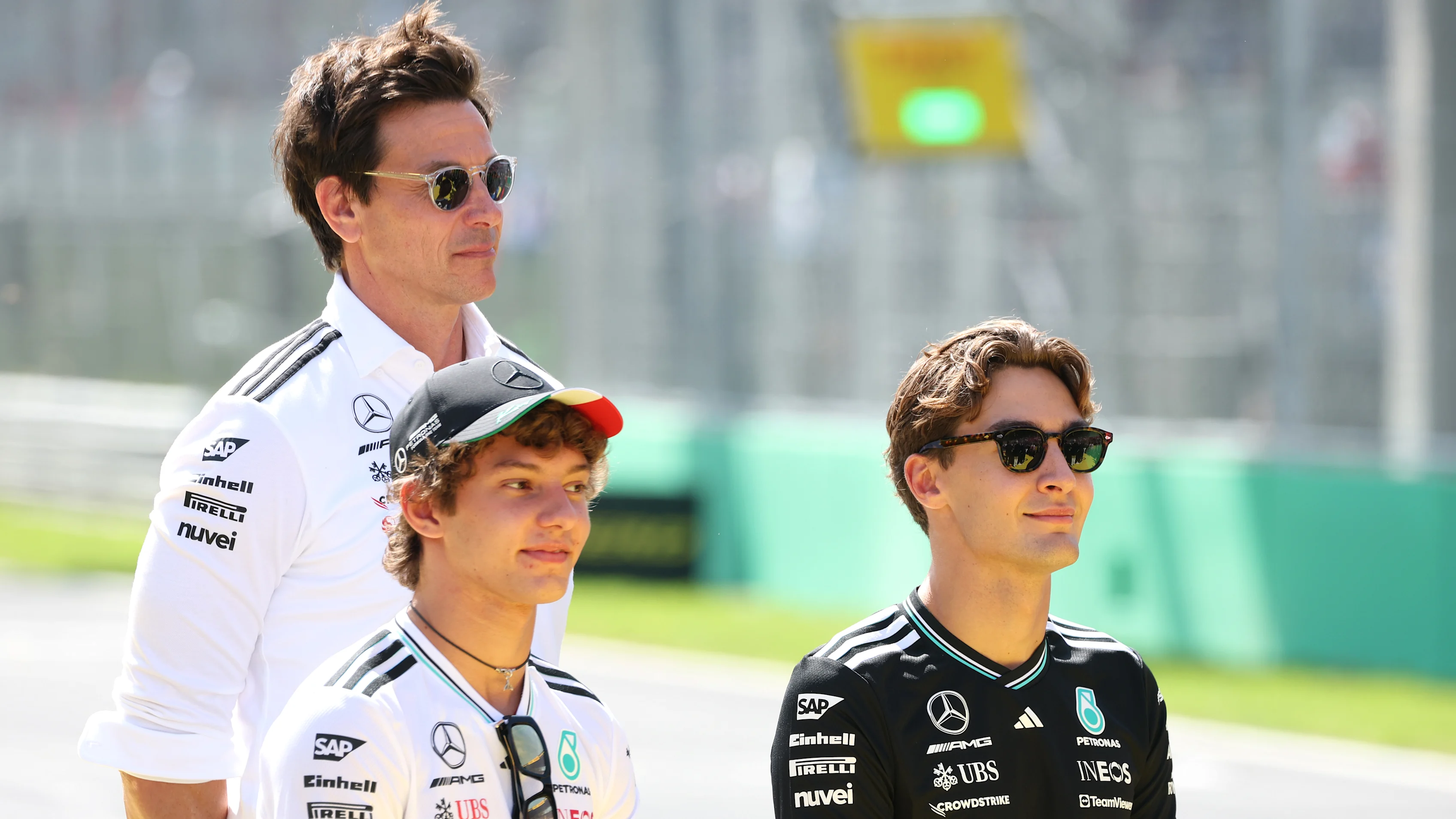 Monza, Italia - 07 de septiembre: Andrea Kimi Antonelli de Italia y Mercedes Amg Petronas F1 Team Toto