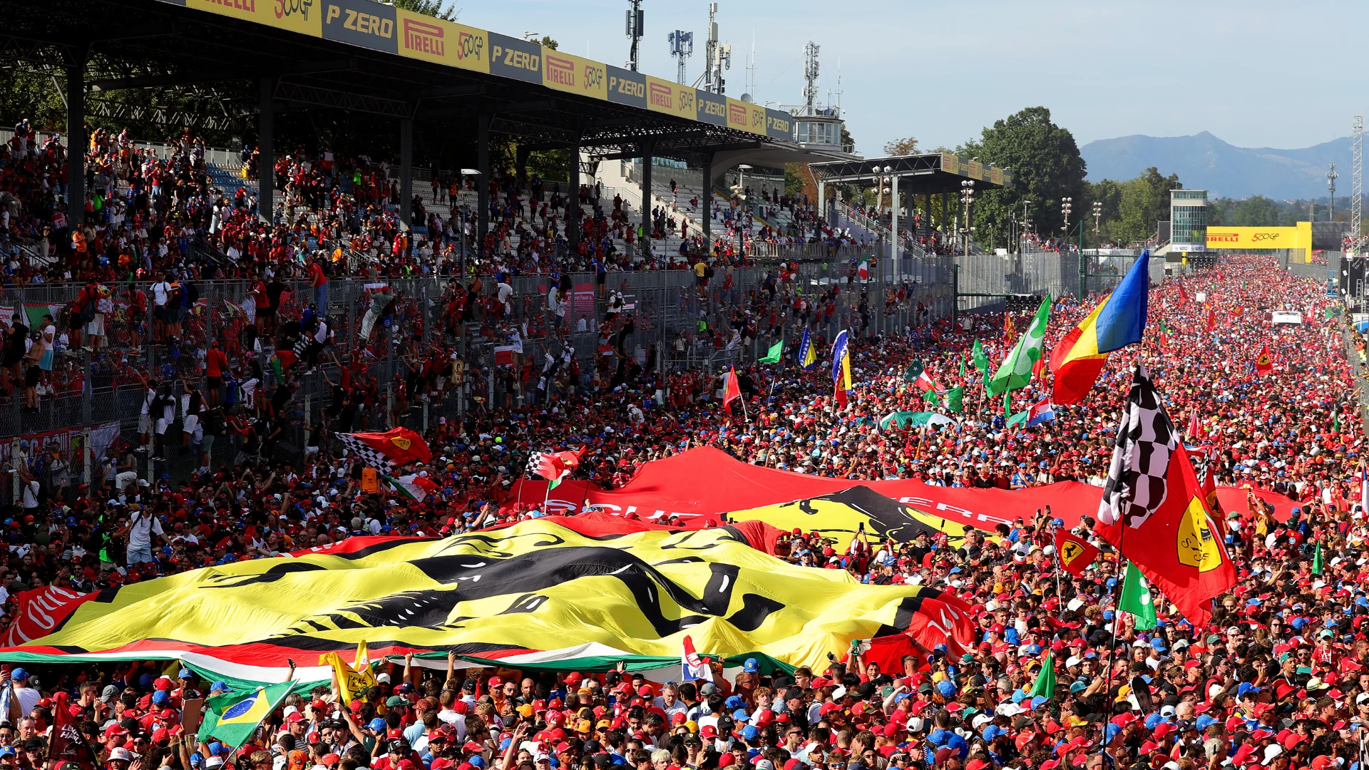 Como siempre, hubo un increíble apoyo para Ferrari en Monza