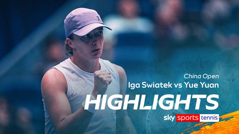 IGA Swiatek vs Yue Yuan | Lo más destacado de China Open