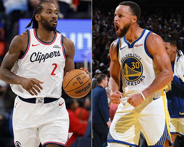 Kawhi Leonard y Steph Curry