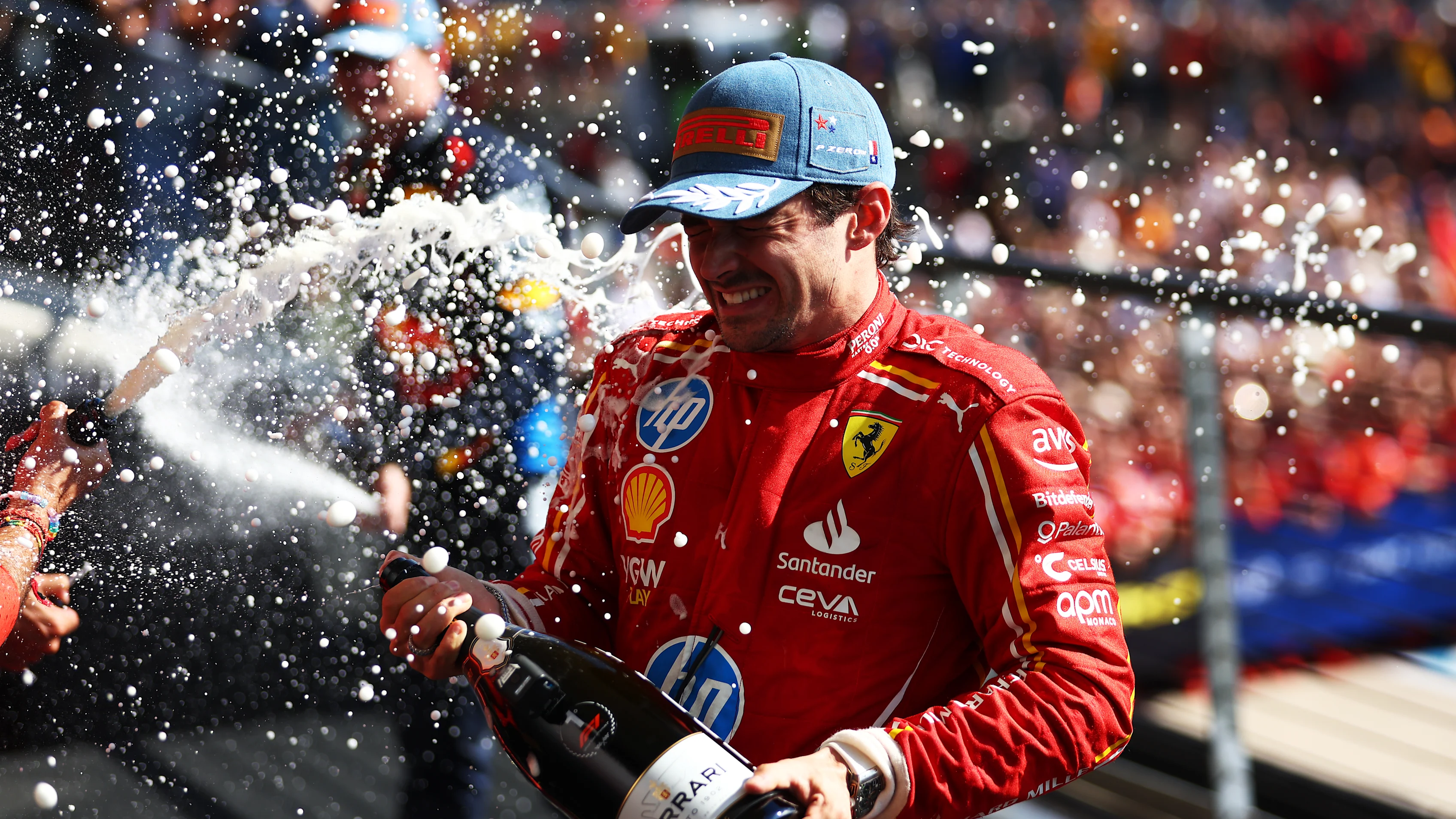 Charles Leclerc ingresó al Salón de la Fama del automovilismo estadounidense con su contundente victoria en la COTA en 2024
