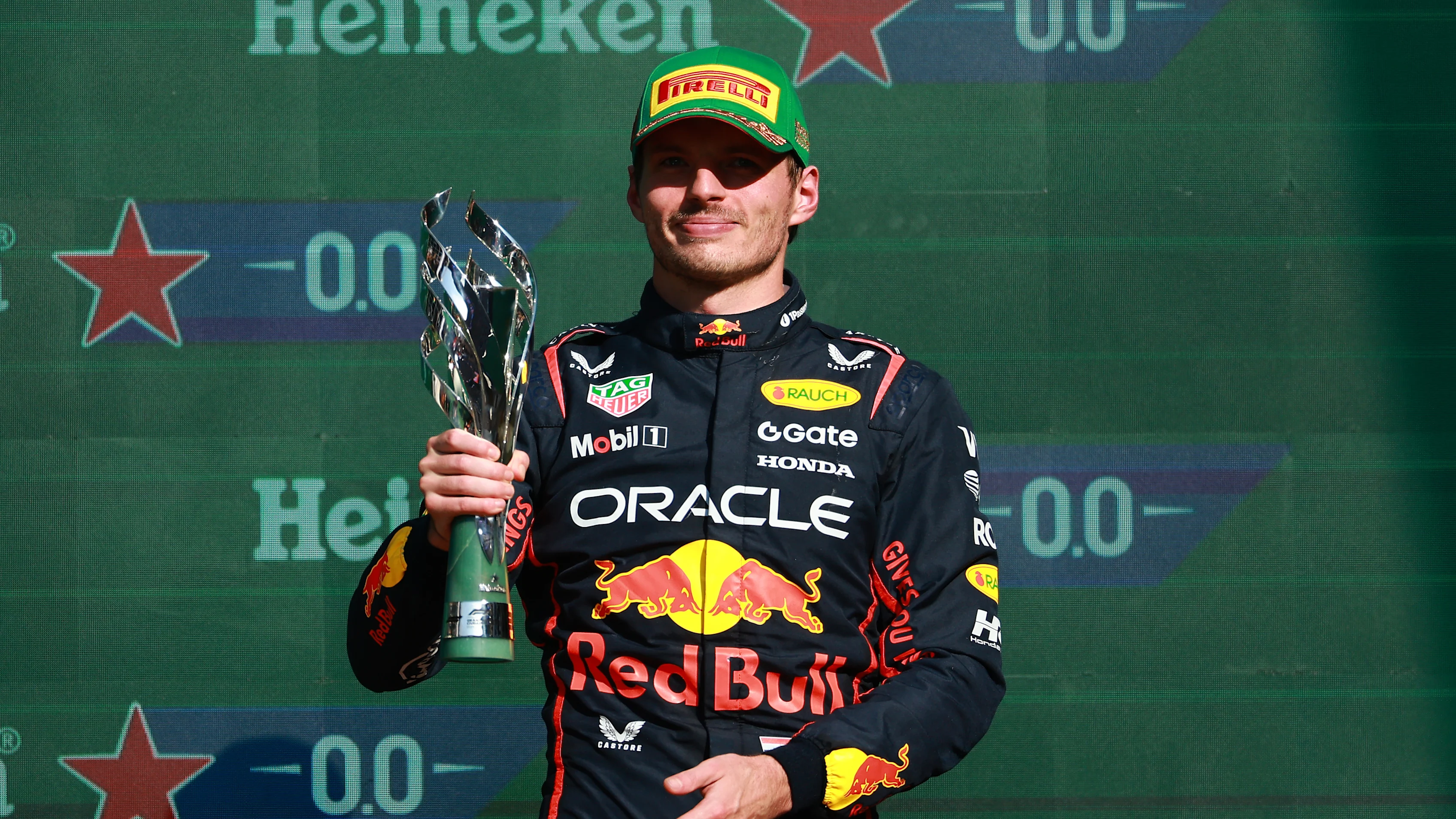 CIUDAD DE MÉXICO, MÉXICO - 26 DE OCTUBRE: Tercer clasificado, Max Verstappen de Holanda y Oracle Red