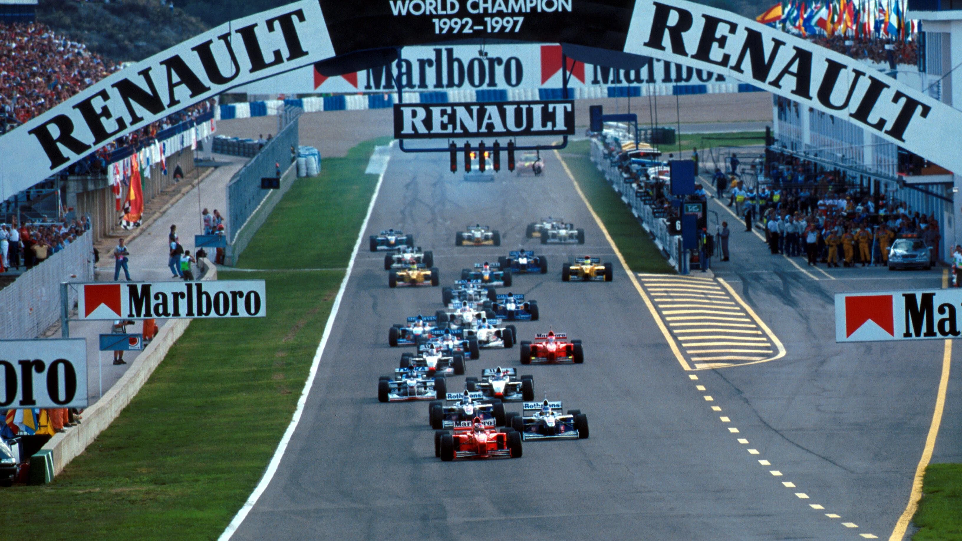 Inicio\rGP de Europa, Jerez, España, 26 de octubre de 1997