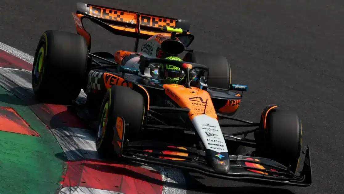 FP3: Norris lidera a Hamilton y Russell en la práctica final antes del Gran Premio de la Ciudad de México