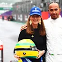 Durante el fin de semana, Hamilton también conoció a la hermana de Senna, Viviane Senna.