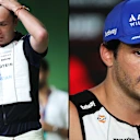 Carlos Sainz y Alex Albon de Williams trabajaron duro en Singapur