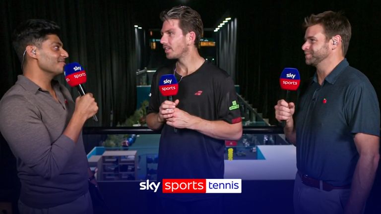 Cam Norrie después del partido