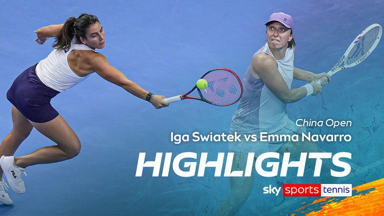 IGA Swiatek vs Emma Navarro en el Abierto de China