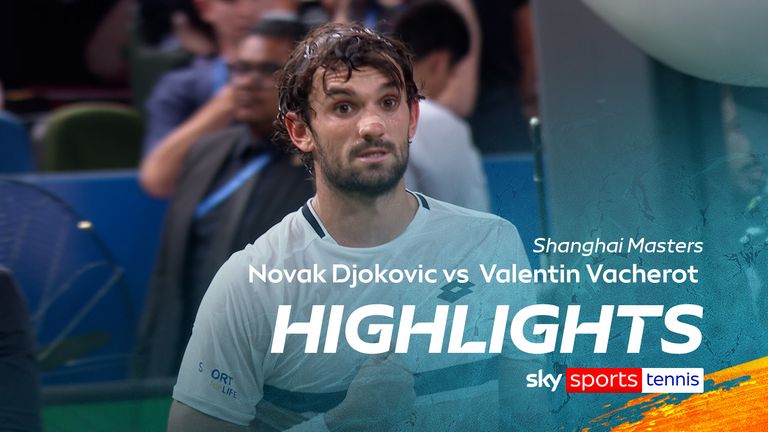   Novak Djokovic vs Valentín Vacherot 