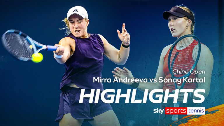 Sonay Kartal vs Mirra Andreeva en el Abierto de China