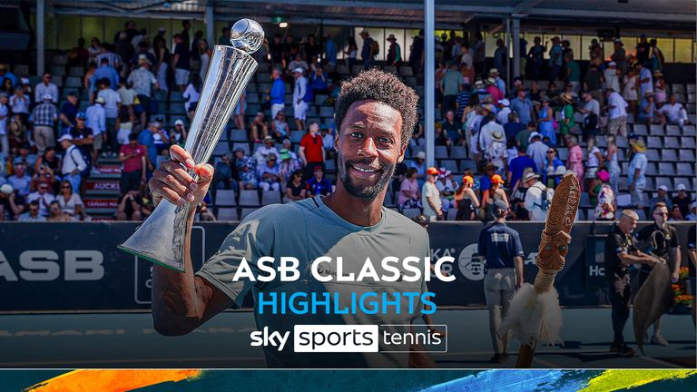 Monfils rompe Federer Record para ganar ASB Classic en Auckland