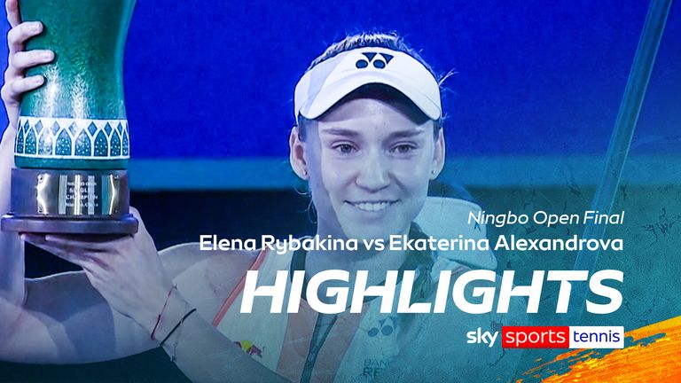 Rybakina gana la final del Abierto de Ningbo tras remontar ante Alexandrova