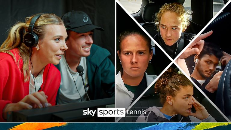 Katie Boulter y Alex de Miñaur ayudan a bromear con estrellas de los Tours ATP y WTA