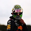 El casco inspirado en la bandera brasileña de Max Verstappen para el Gran Premio de Sao Paulo en 2021
