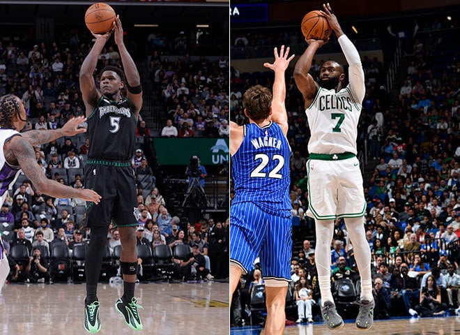 Anthony Edwards, Jaylen Brown