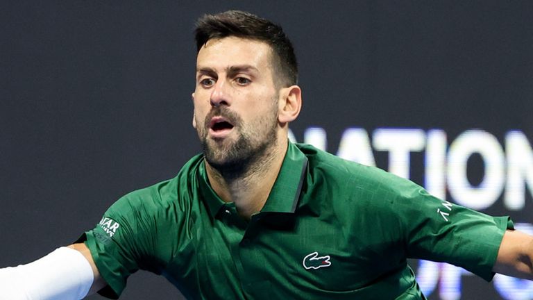 Novak Djokovic fue demasiado fuerte para Lorenzo Musetti 