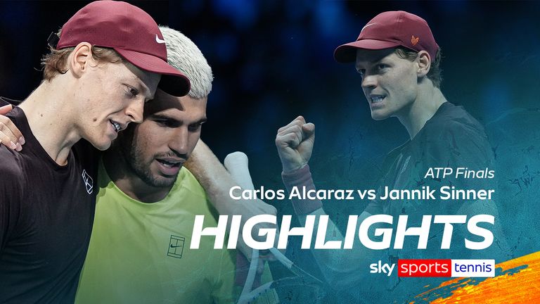Lo más destacado de la final de las ATP Finals entre Carlos Alcaraz y Jannik Sinner