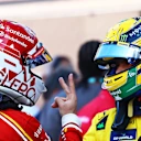 Oscar Piastri también se puso un casco inspirado en Senna en Mónaco en 2024