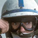 Diseño del casco de John Surtees que tuvo durante toda su carrera