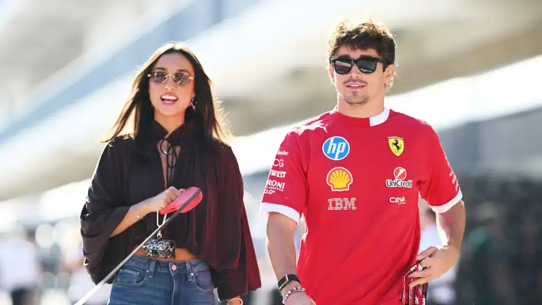 Charles Leclerc anuncia compromiso con su socia Alexandra Saint Mleux