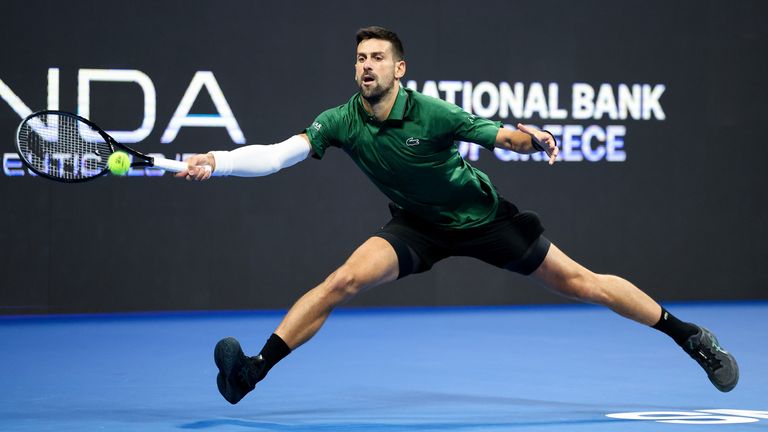 Novak Djokovic fue demasiado fuerte para Lorenzo Musetti 