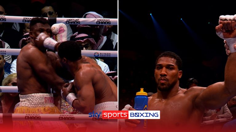 Lo más destacado de Anthony Joshua Francis Ngannou