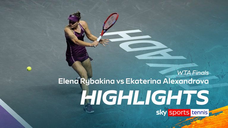Rybakina tiene valor para vencer a Alexandrova en las Finales WTA